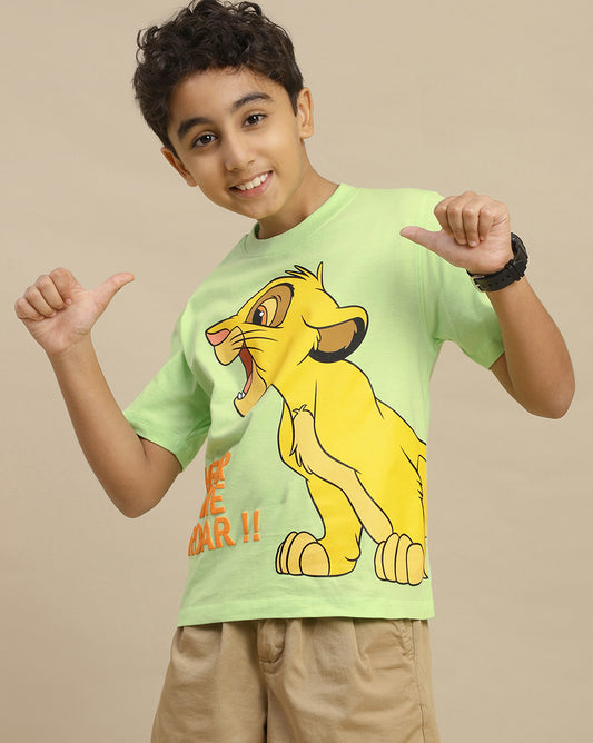 Lion King Printed Regular Fit Tshirt For Boys