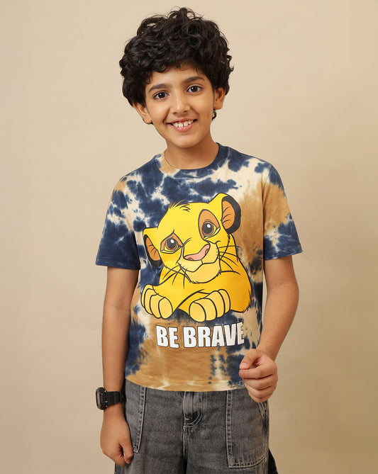 Lion King Printed Regular Fit Tshirt For Boys