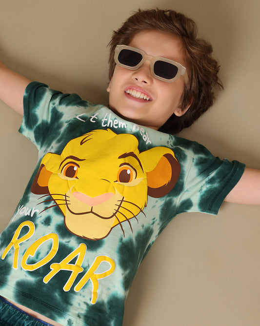 Lion King Printed Regular Fit Tshirt For Boys