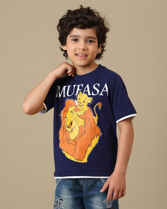 Lion King Printed Regular Fit Tshirt For Boys