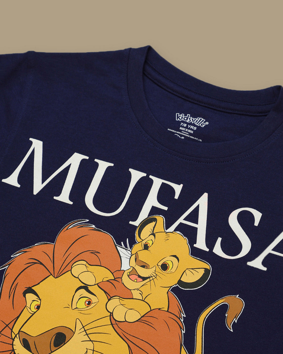 Lion King Printed Regular Fit Tshirt For Boys