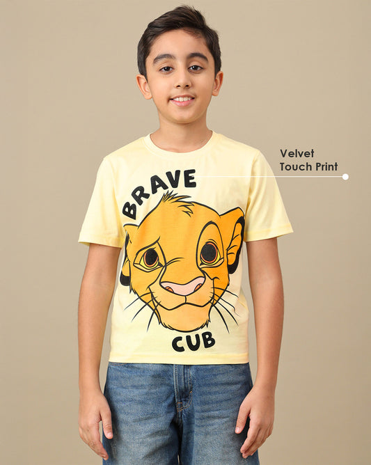 Lion King Printed Regular Fit Tshirt For Boys