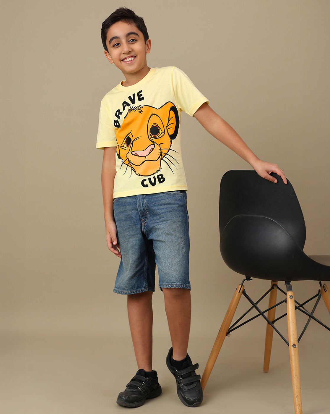 Lion King Printed Regular Fit Tshirt For Boys