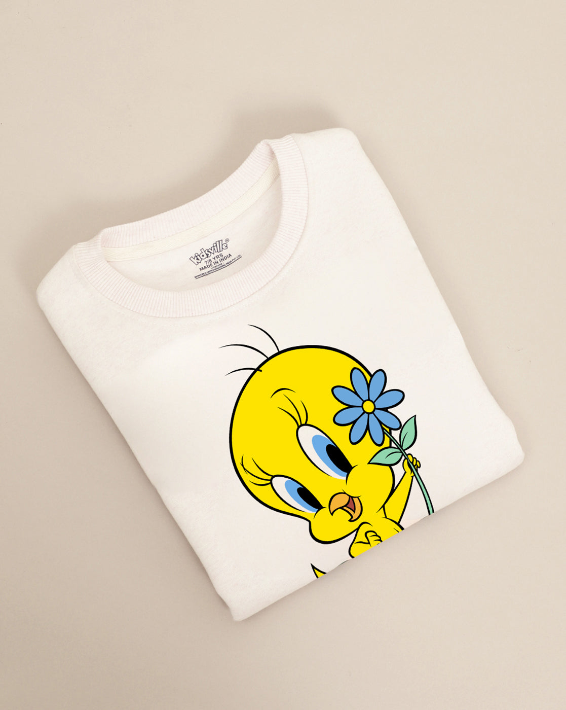 Looney Tunes Printed Oversized Sweatshirt For Girls