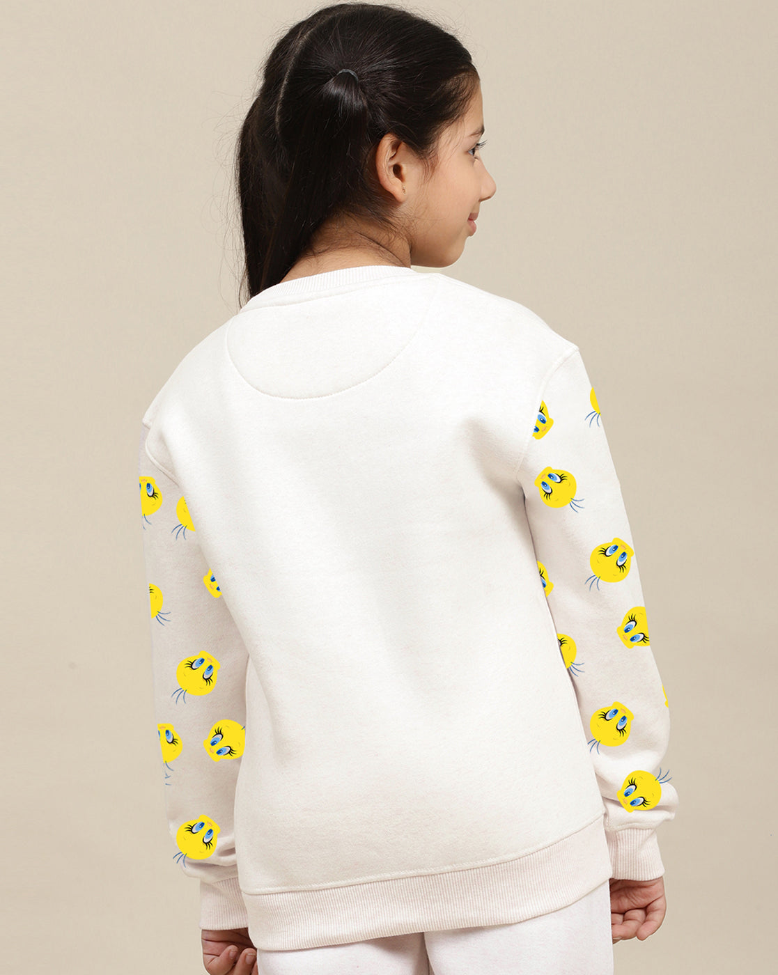 Looney Tunes Printed Oversized Sweatshirt For Girls