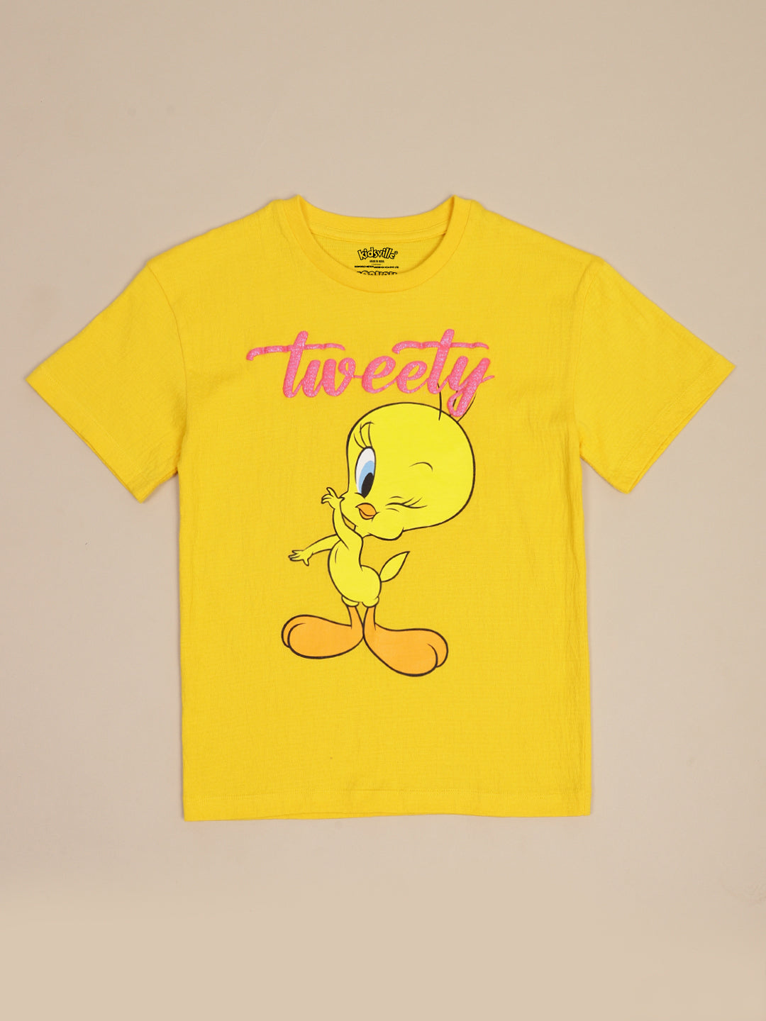 Looney Tunes Printed Relaxed Fit Tshirt For Girls
