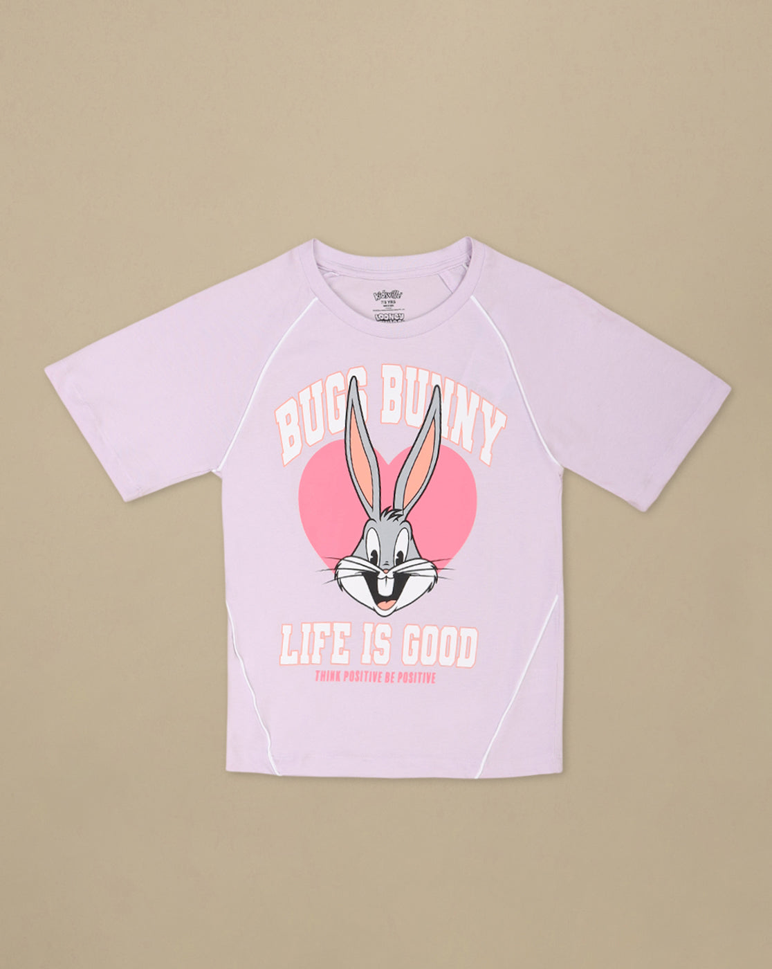 Looney Tunes Printed Oversized Fit Tshirt For Girls