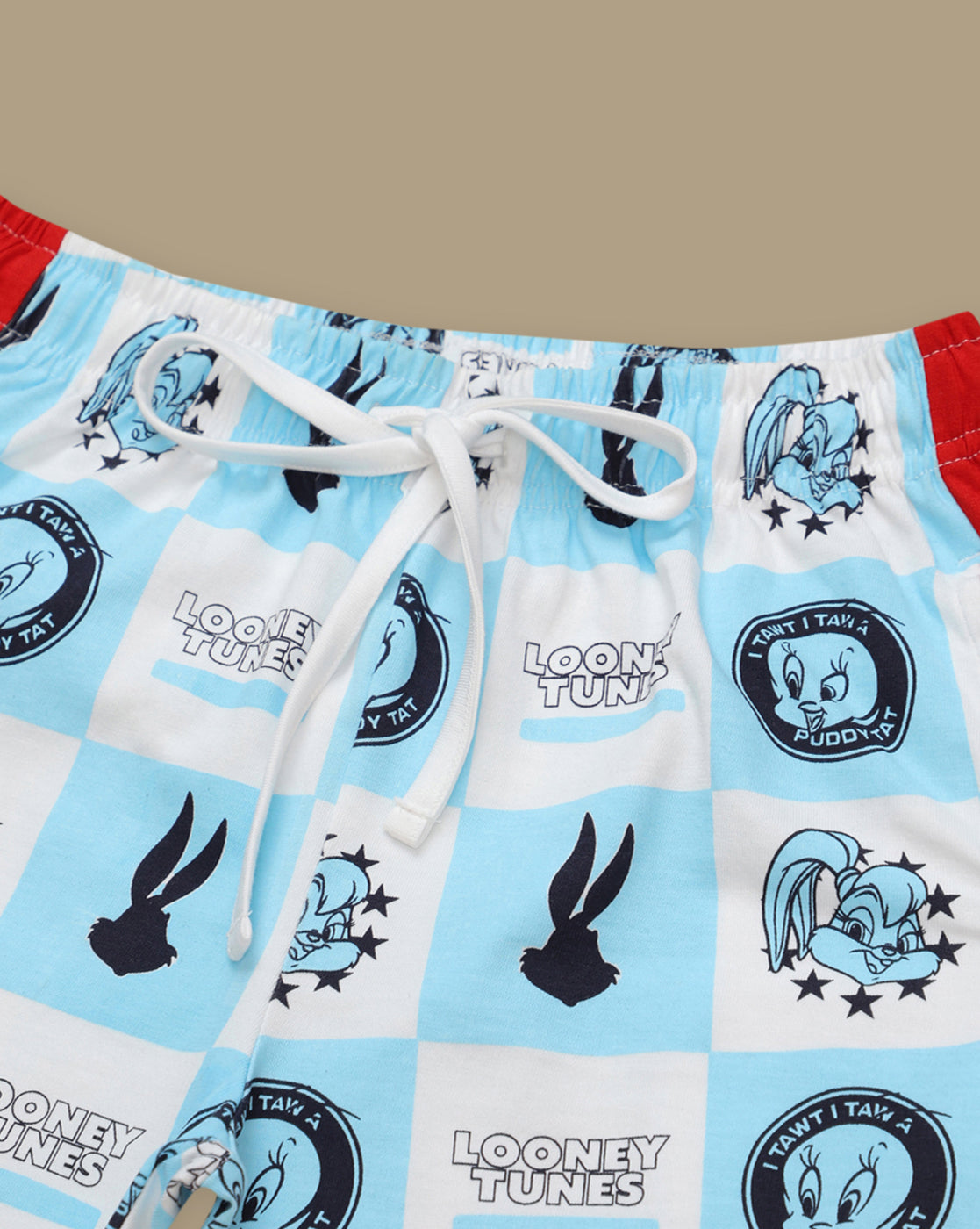 Looney Tunes Printed Regular Fit Shorts For Girls