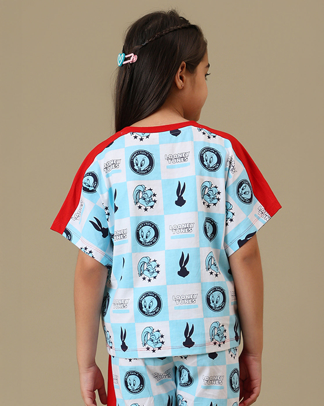 Looney Tunes Printed Boxy Fit Tshirt For Girls