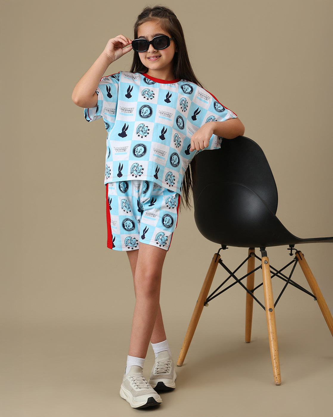 Looney Tunes Printed Boxy Fit Tshirt For Girls