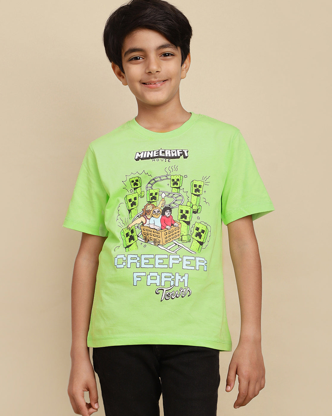 Minecraft Crew Neck Tshirt Boys