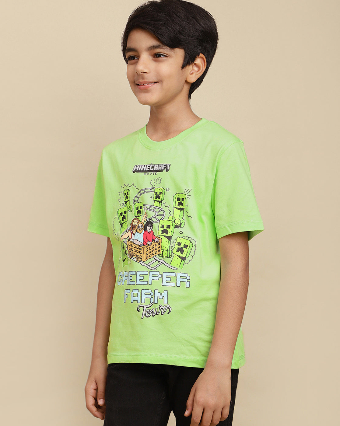 Minecraft Crew Neck Tshirt Boys