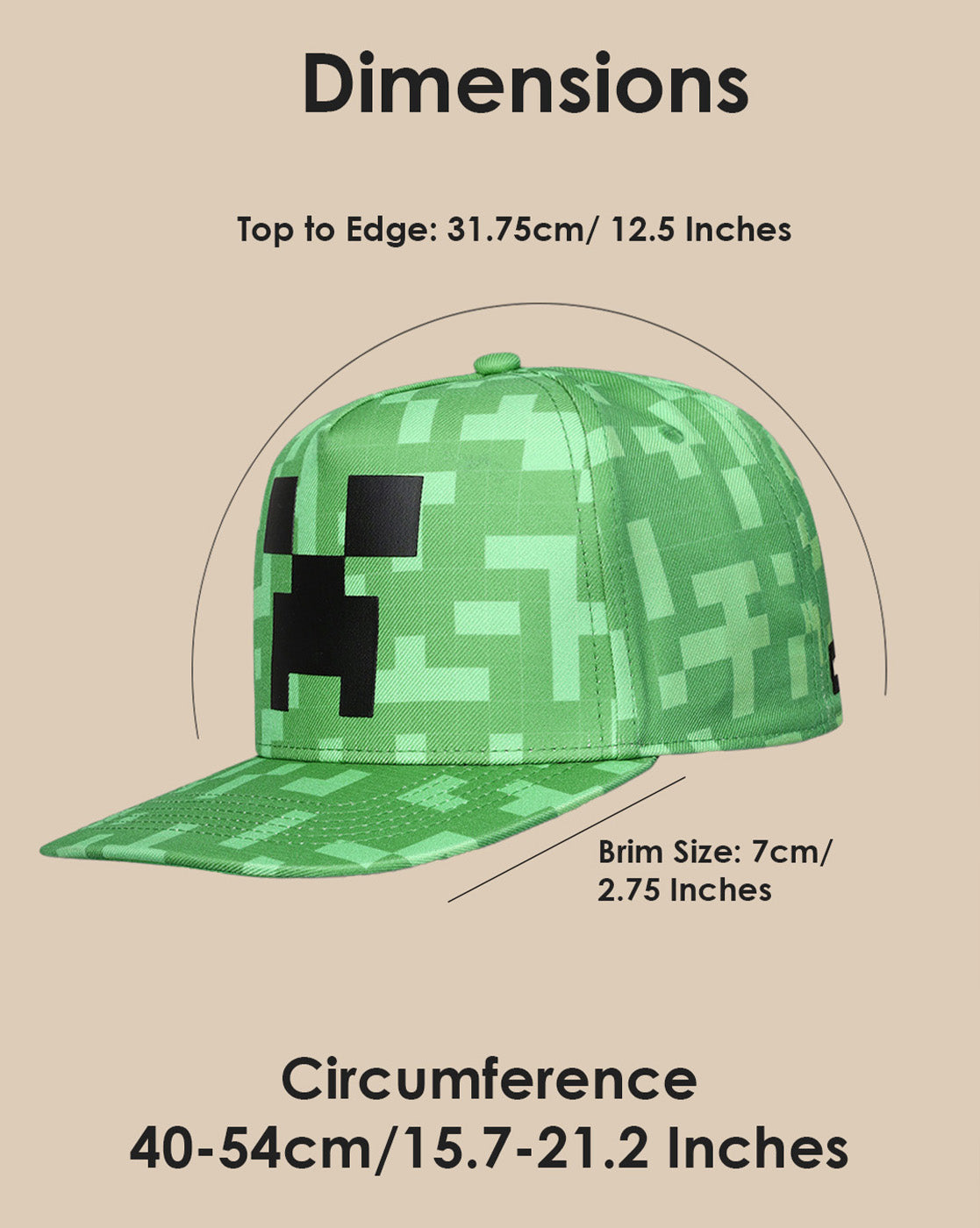 Minecraft Caps For Kids Boys