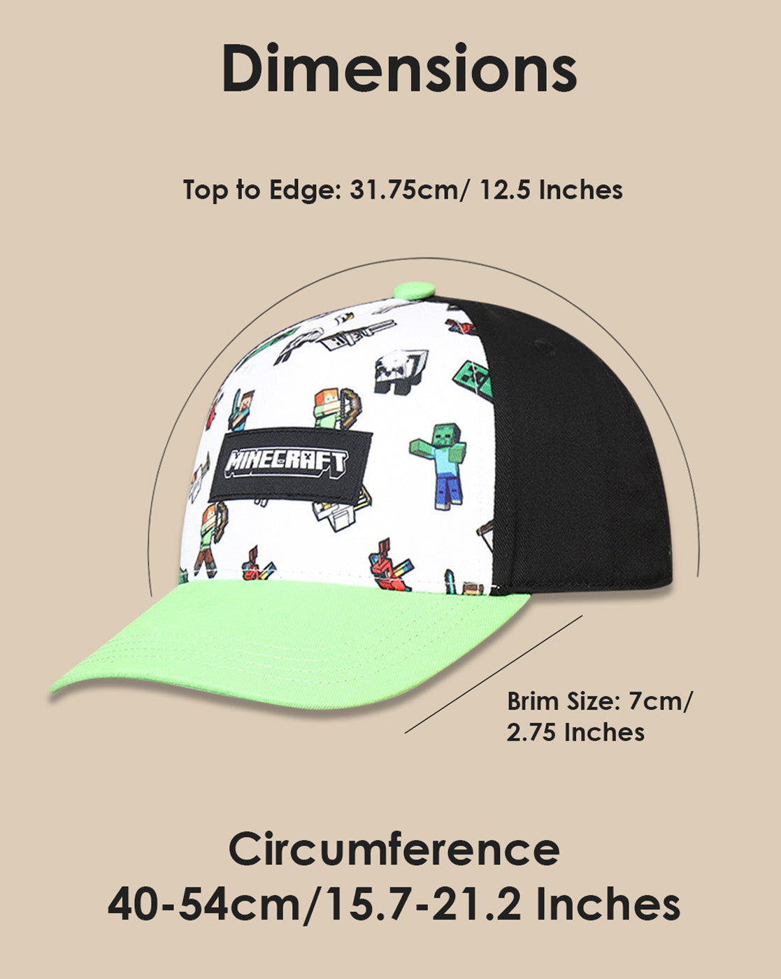 Minecraft Caps For Kids Boys