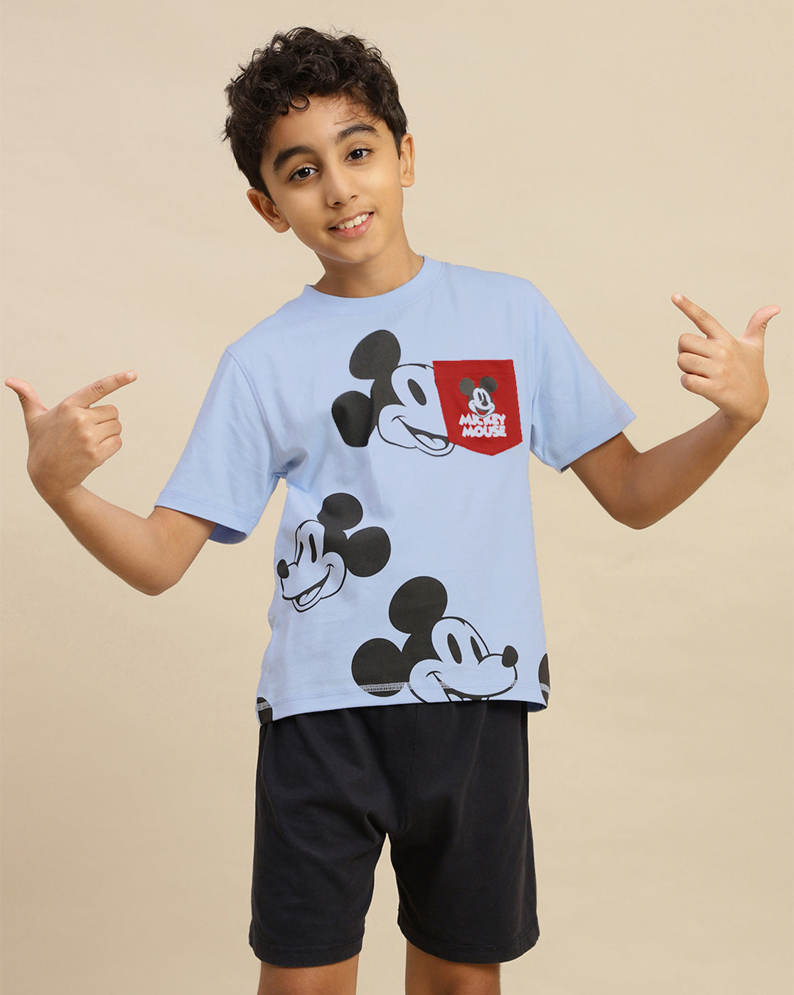 Mickey & Friends Printed Regular Fit Tshirt For Boys