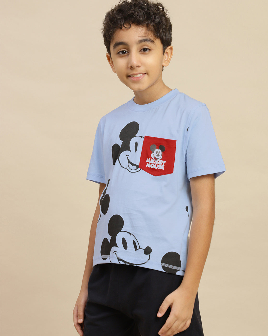 Mickey & Friends Printed Regular Fit Tshirt For Boys