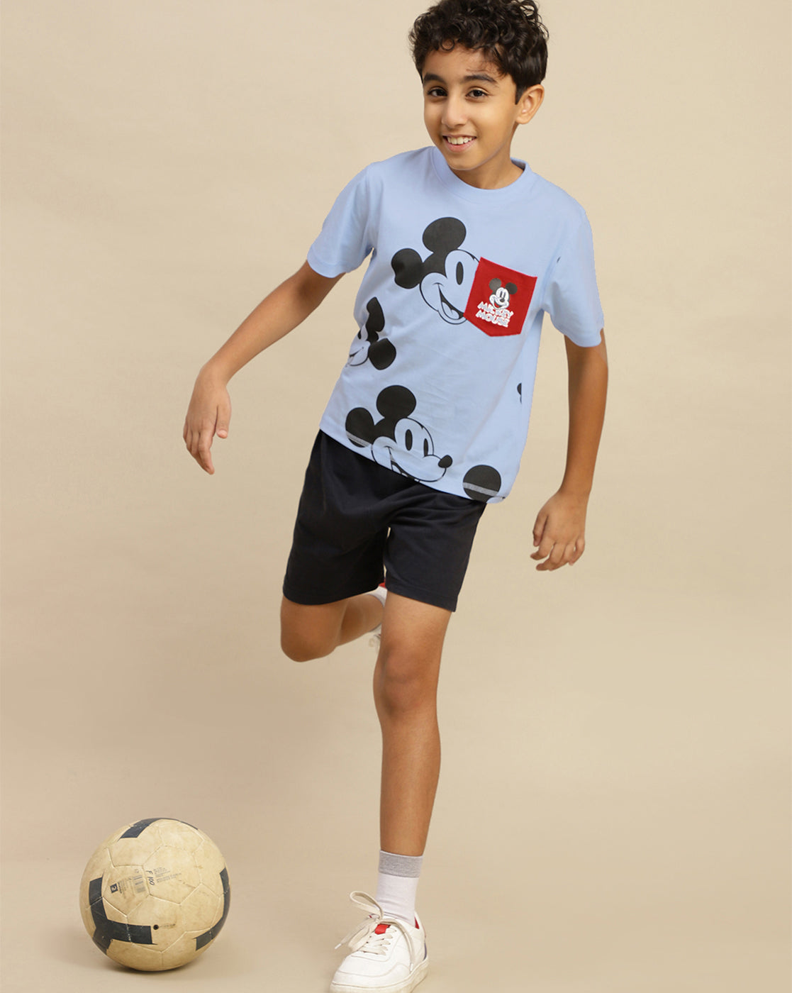 Mickey & Friends Printed Regular Fit Tshirt For Boys
