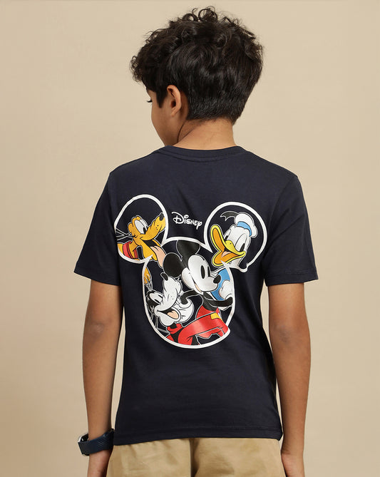 Mickey & Friends Printed Regular Fit Tshirt For Boys