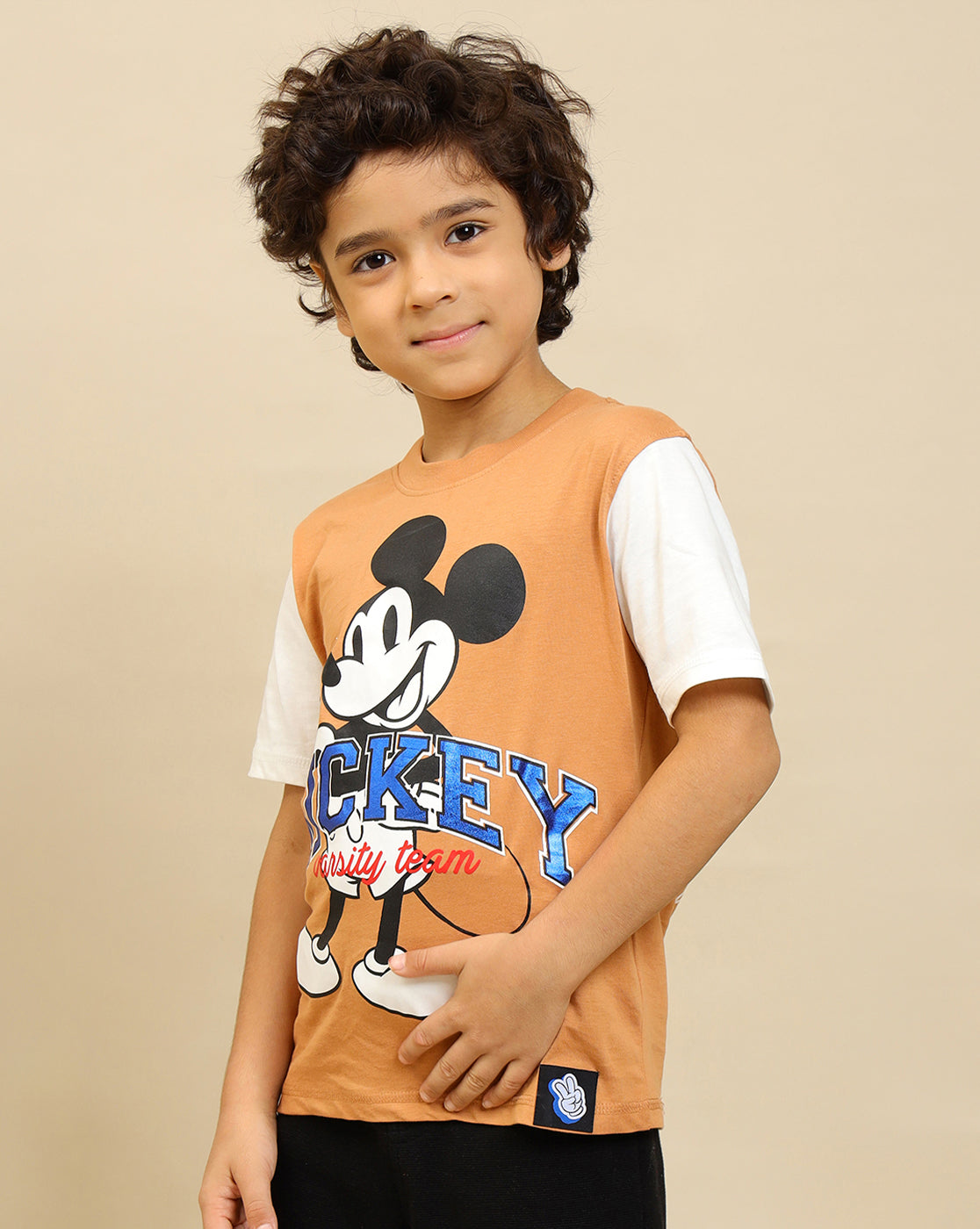 Mickey & Friends Printed Regular Fit Tshirt For Boys