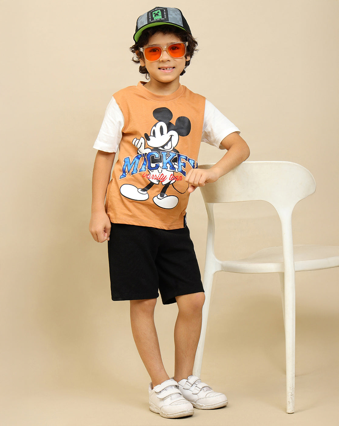Mickey & Friends Printed Regular Fit Tshirt For Boys