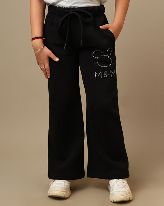 Mickey & Friends Printed Relaxed Fit Jogger For Girls