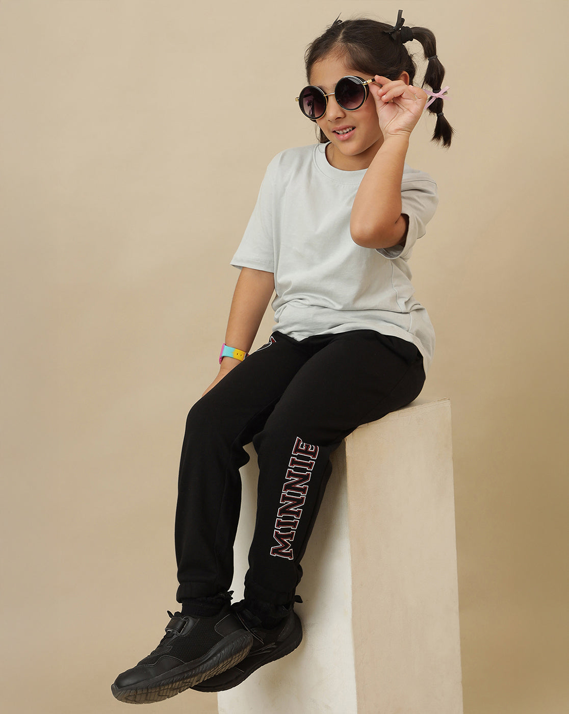 Mickey & Friends Printed Regular Fit Jogger For Girls