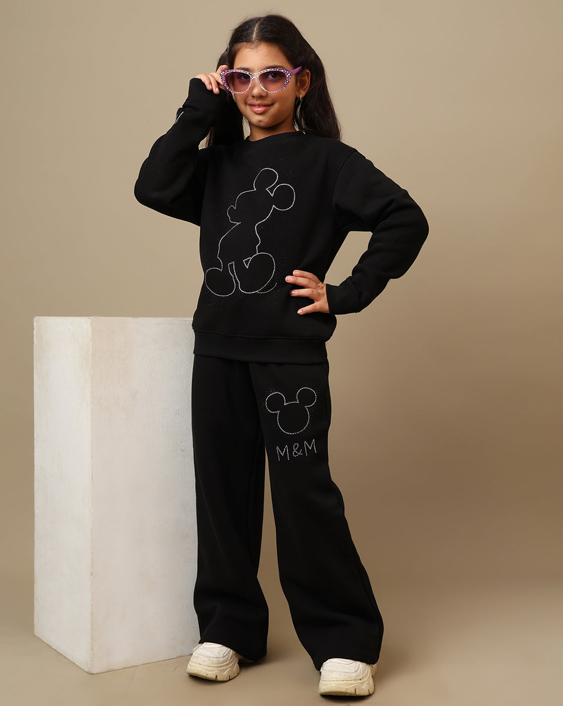 Mickey & Friends Printed Regular Fit Sweatshirt For Girls