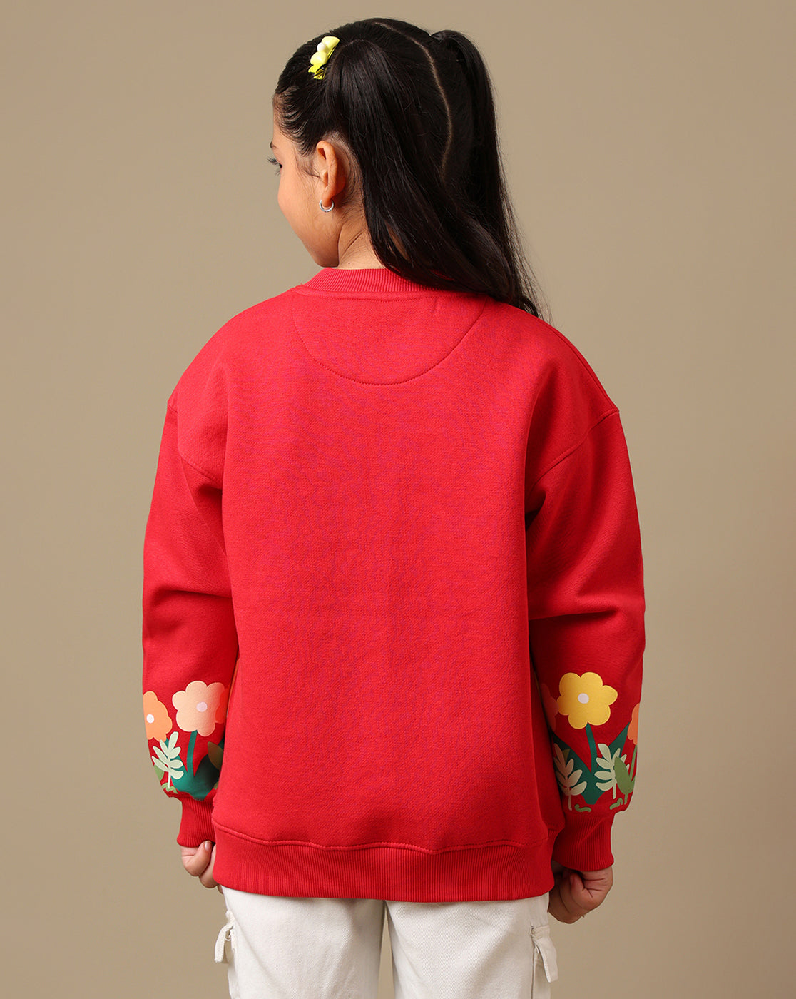 Mickey & Friends Printed Oversized Sweatshirt For Girls