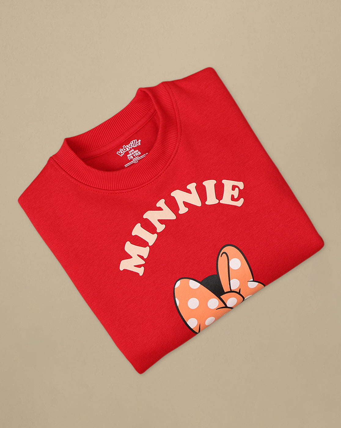 Mickey & Friends Printed Oversized Sweatshirt For Girls