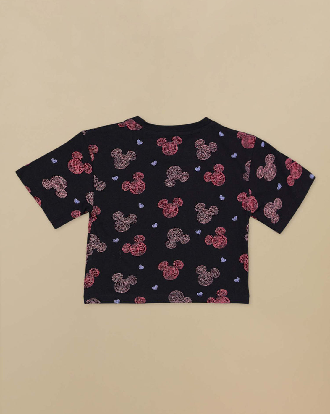 Mickey & Friends Printed Boxy Fit Tshirt For Girls