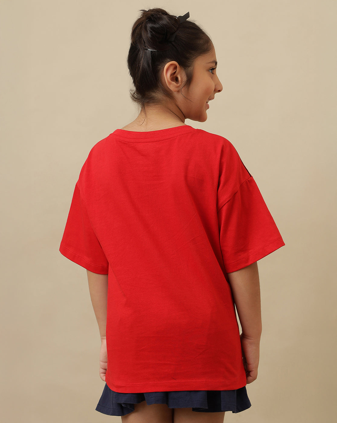 Mickey & Friends Printed Oversized Tshirt For Girls
