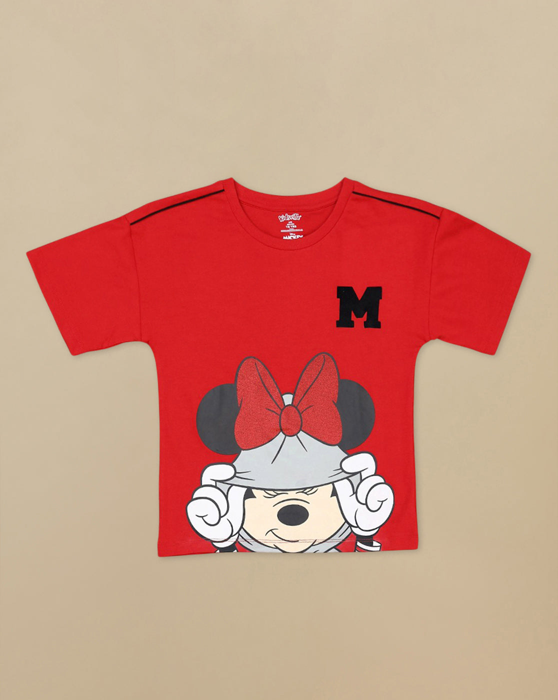 Mickey & Friends Printed Oversized Tshirt For Girls