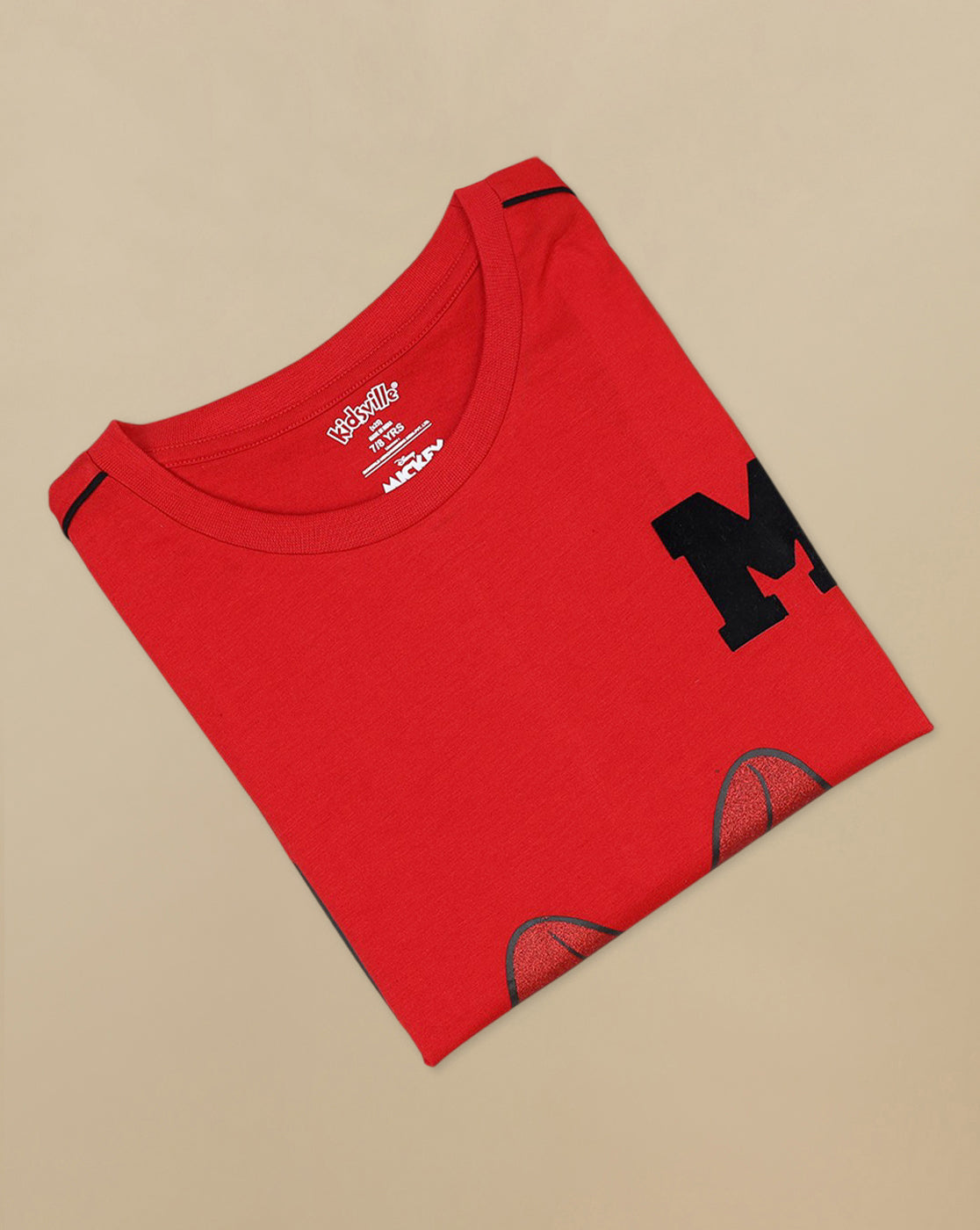 Mickey & Friends Printed Oversized Tshirt For Girls