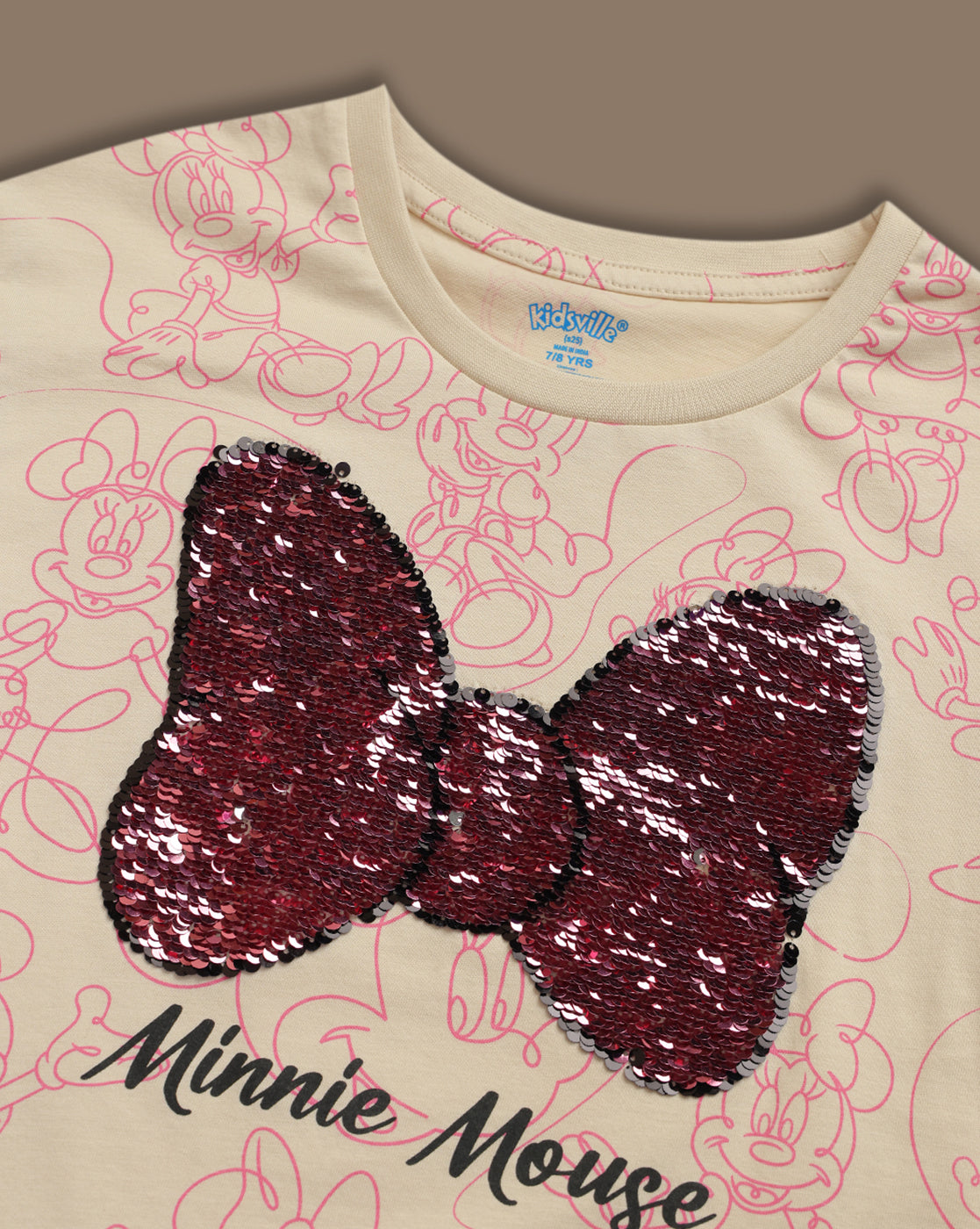 Minnie Mouse  Relaxed Fit Reversible SequinTshirt  Girls