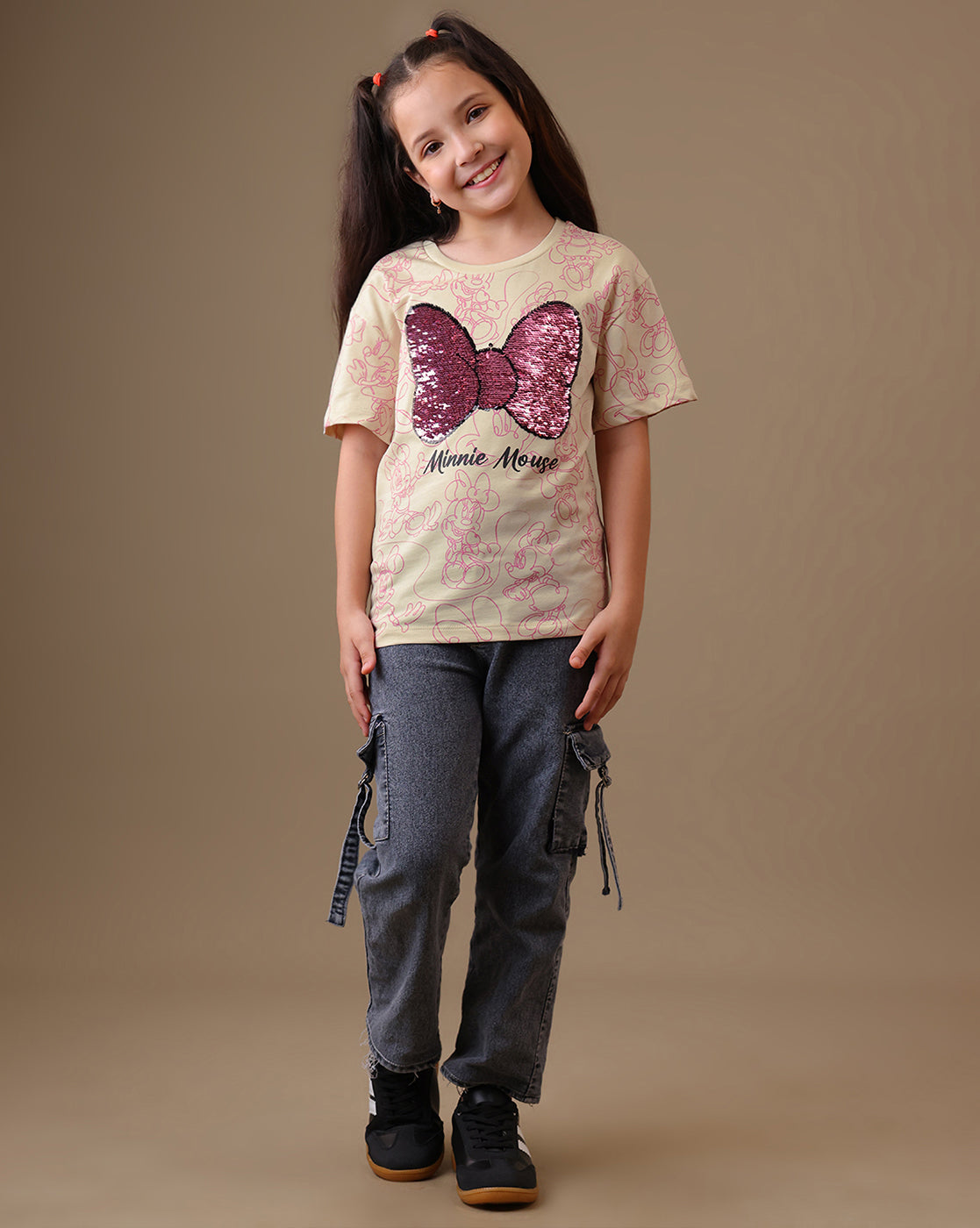 Minnie Mouse  Relaxed Fit Reversible SequinTshirt  Girls