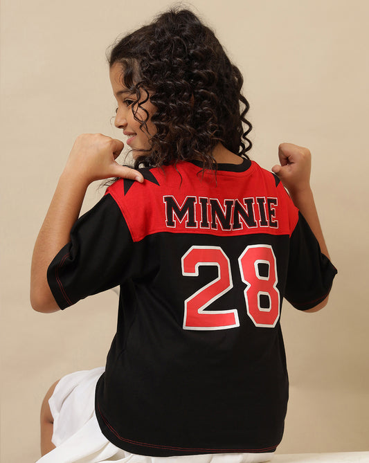 Mickey & Friends Printed Oversized Fit Tshirt For Girls