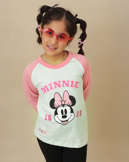 Mickey & Friends Printed Regular Fit Tshirt For Girls
