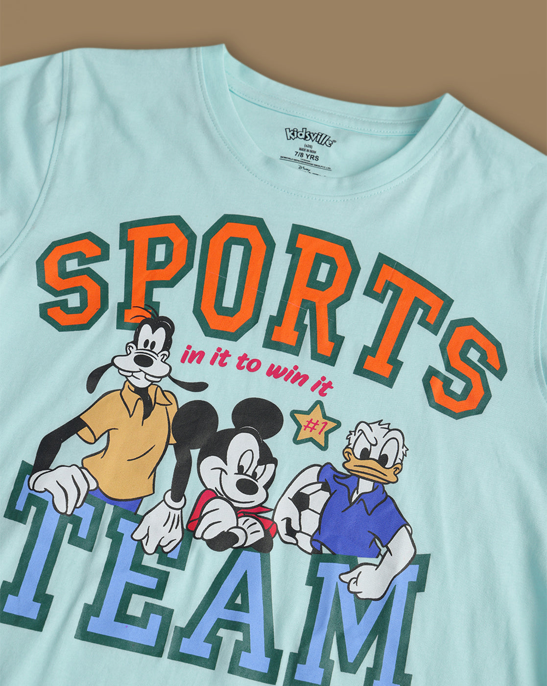 Mickey & Friends Printed Regular Fit Tshirt For Boys