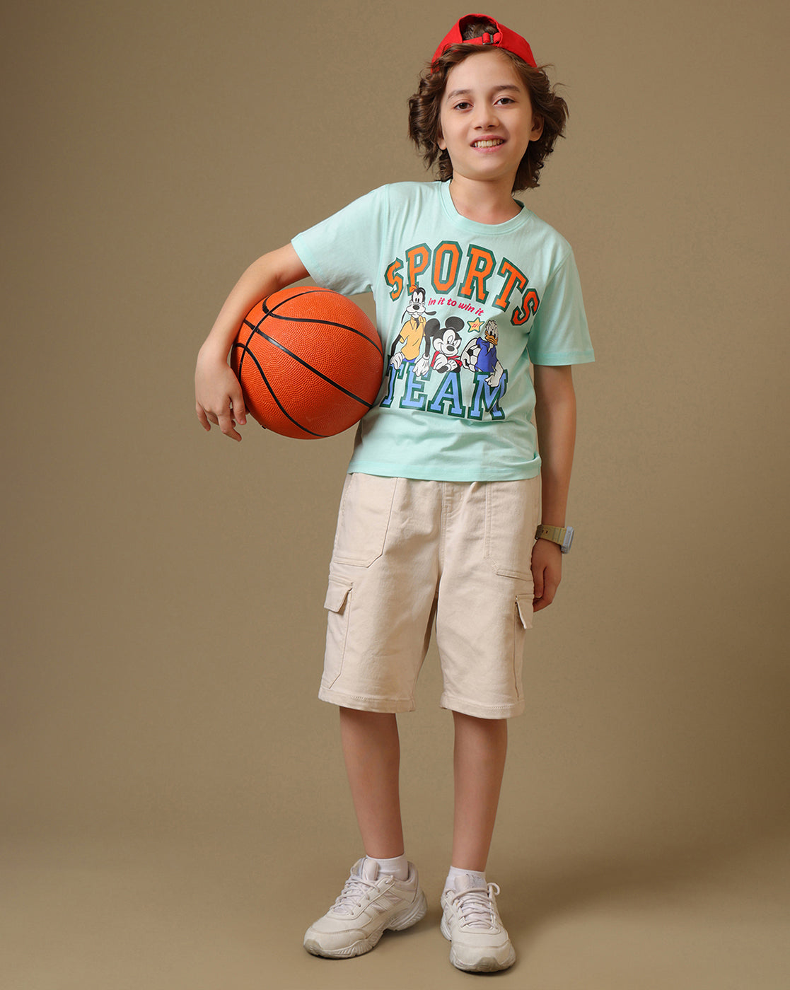 Mickey & Friends Printed Regular Fit Tshirt For Boys