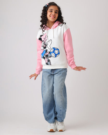 Minnie Mouse Relaxed Fit Hoodie Girls