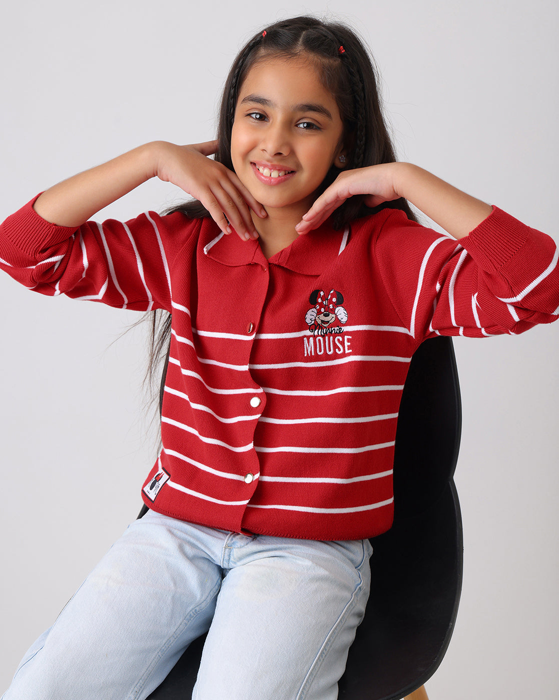 Minnie Mouse Regular Fit Sweater Girls