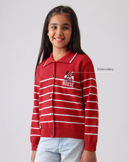 Minnie Mouse Regular Fit Sweater Girls