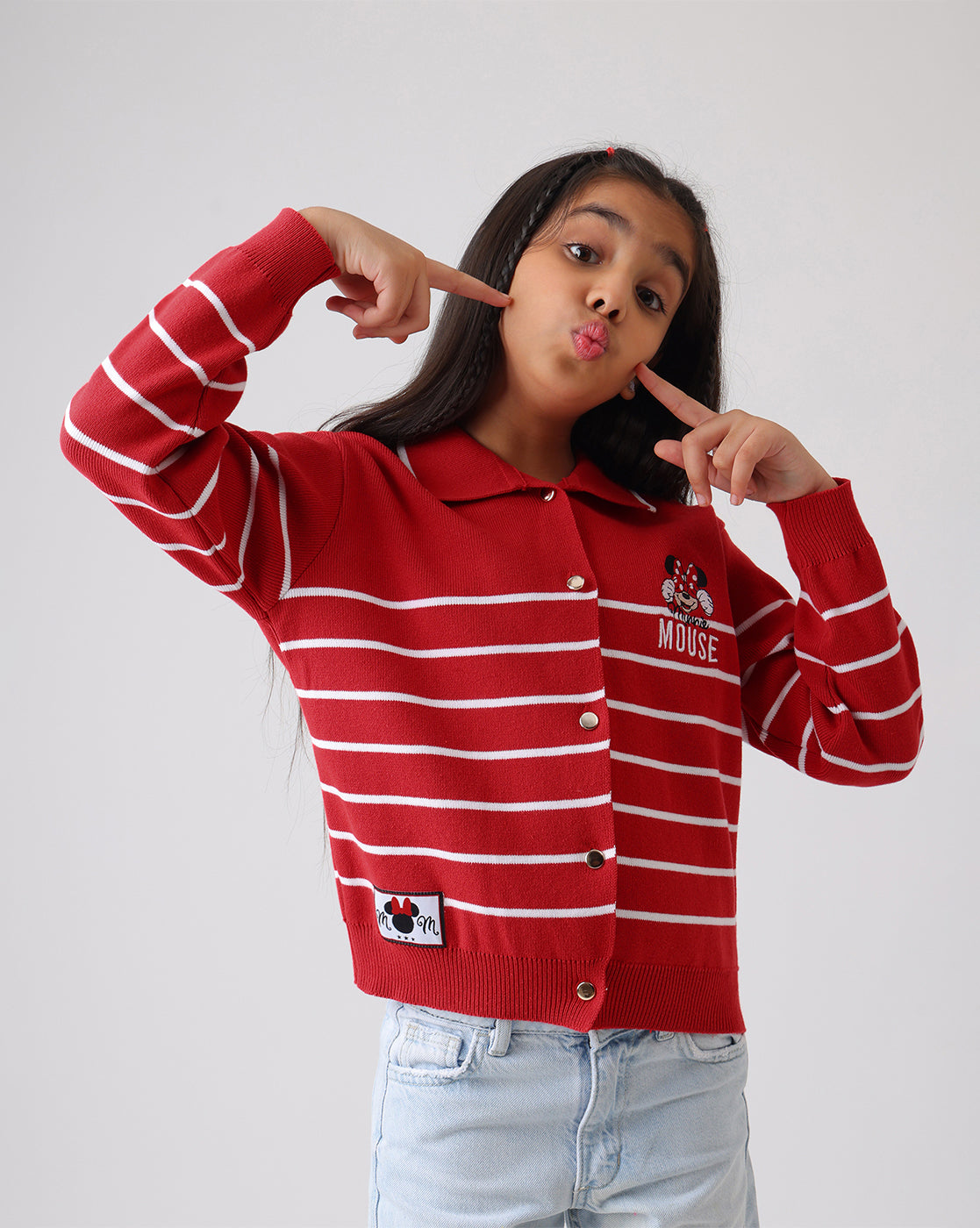 Minnie Mouse Regular Fit Sweater Girls