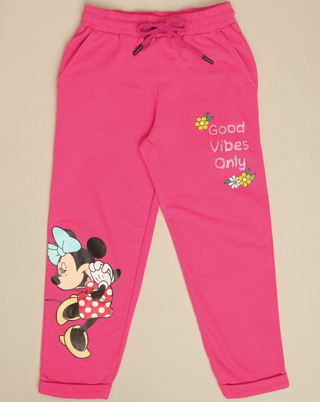 Mickey & Friends Printed Regular Fit Jogger For Girls