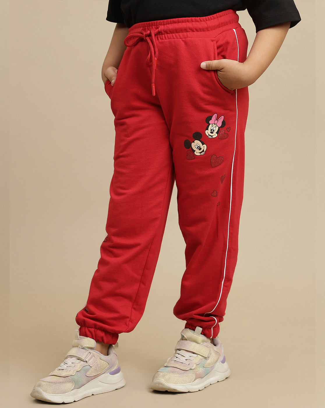 Mickey & Friends Printed Regular Fit Jogger For Girls