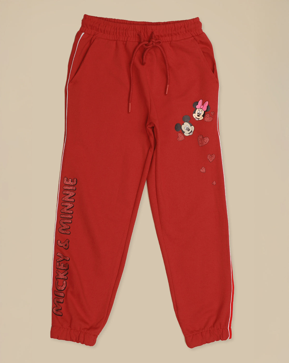 Mickey & Friends Printed Regular Fit Jogger For Girls