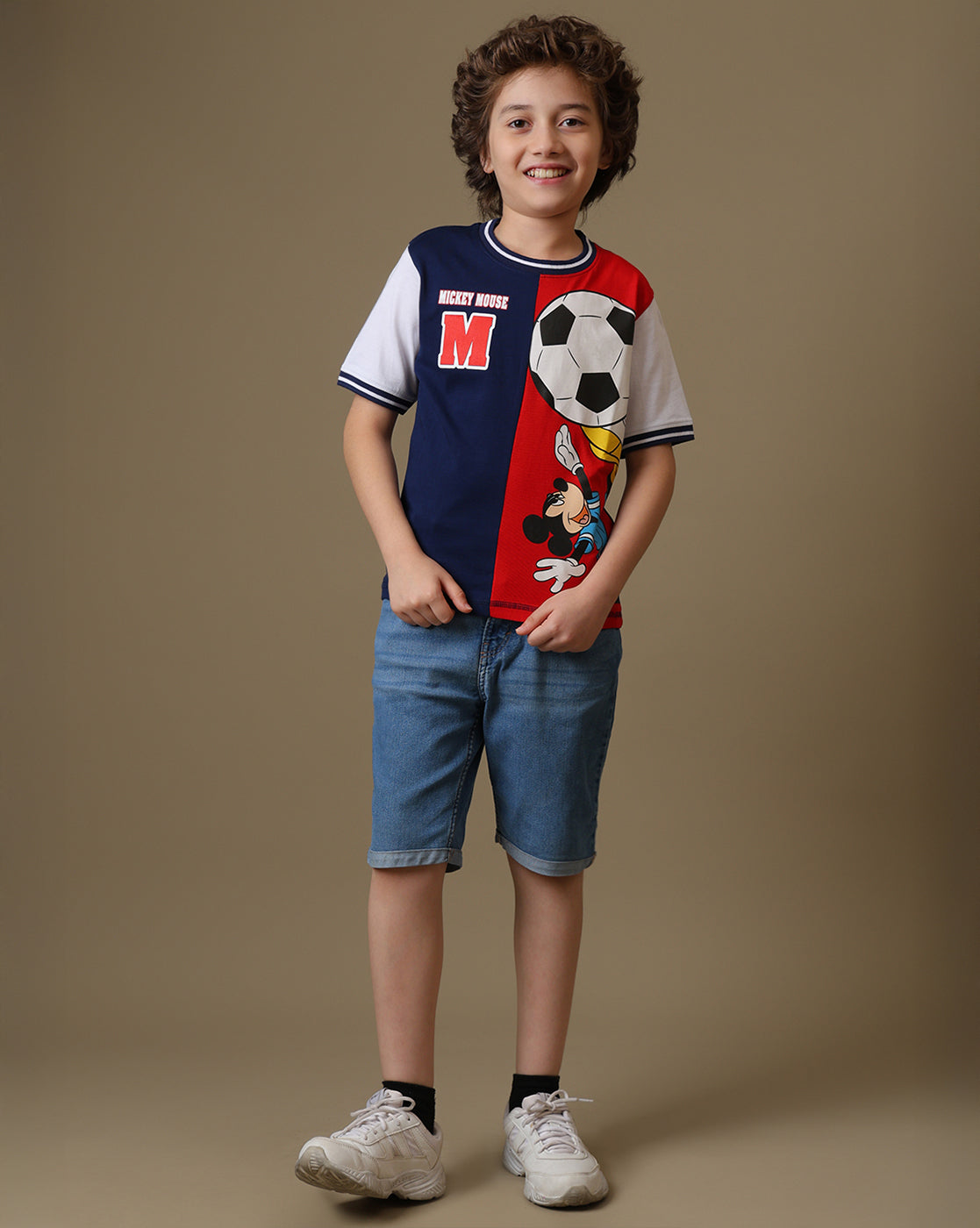 Mickey & Friends Printed Regular Fit Tshirt For Boys