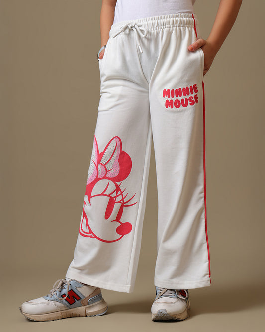 Minnie Mouse Rhinestones Relaxed Fit Jogger For Girls