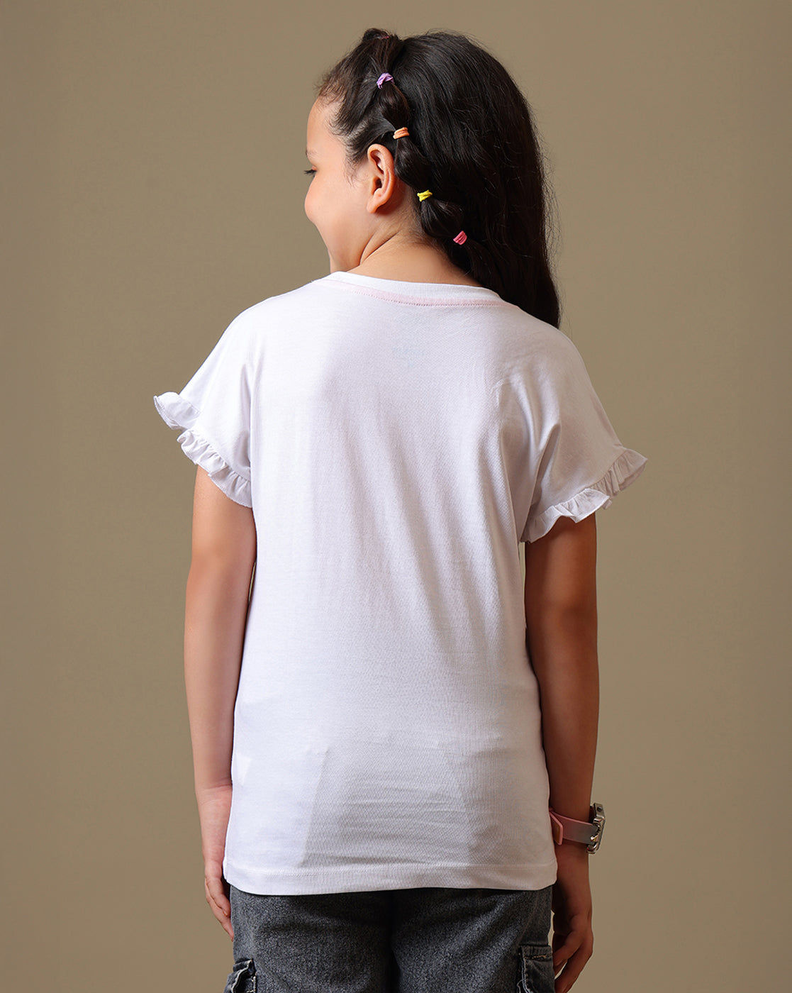 Minnie Mouse Printed Relaxed Fit Tshirt For Girls
