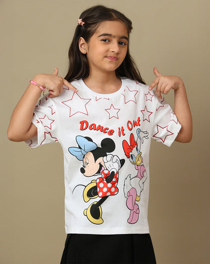 Mickey & Friends  Relaxed Fit Tshirt  Girls